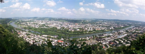 Ihr Ziel ...  Trier von Mariensule - auf dem Weg nach SdC - Foto Welter - 
