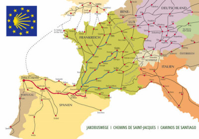 jakobswege in Europa
